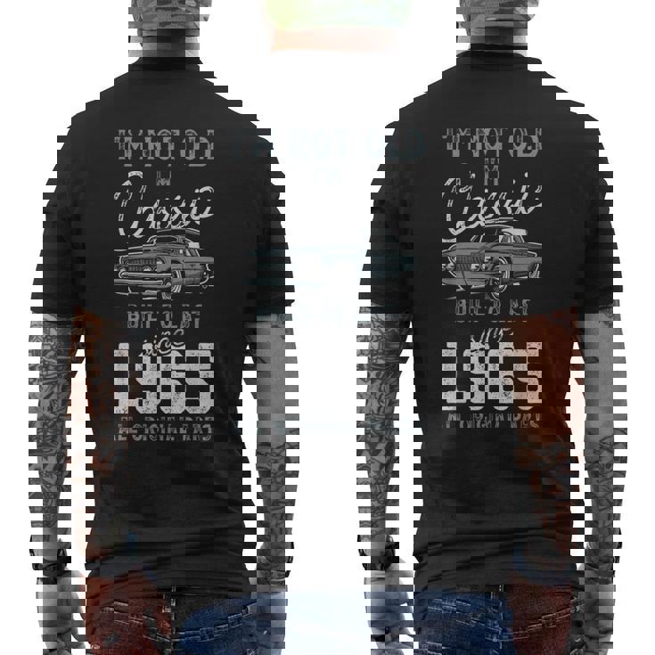 1965年クラシックカー生誕60周年 メンズTシャツ バックプリント