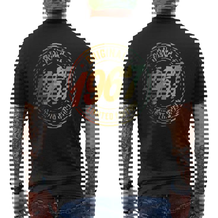 1967 Cumpleaños 58 Cumpleaños Cumpleaños 58 Años Camiseta Hombre Estampado Espalda