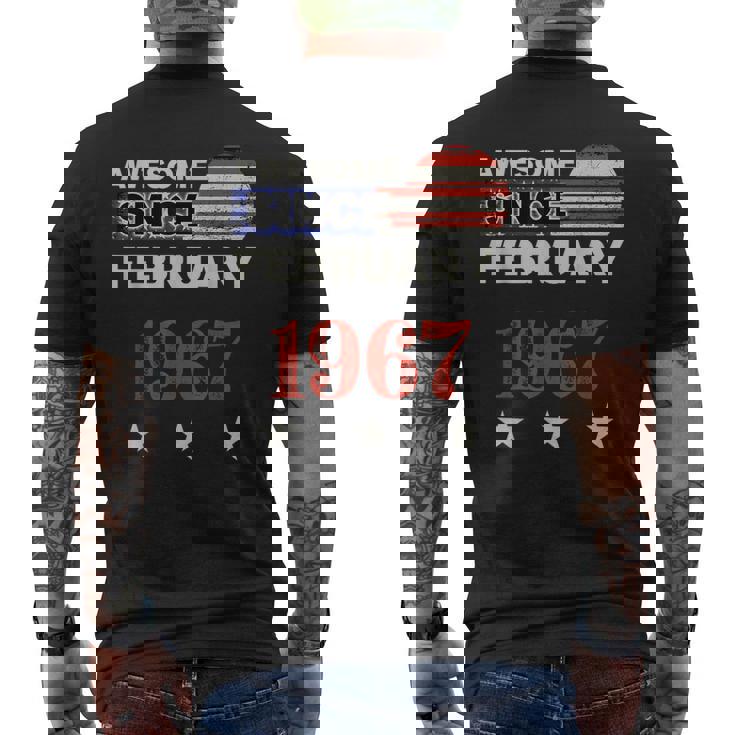 1967年以来素晴らしいヴィンテージアメリカ国旗クラシック1967年2月。 メンズTシャツ バックプリント