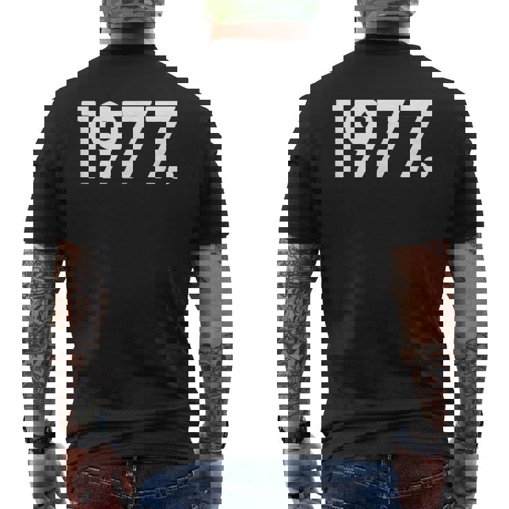 1977年 メンズTシャツ バックプリント