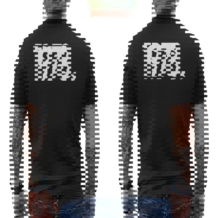 1978年 メンズTシャツ バックプリント