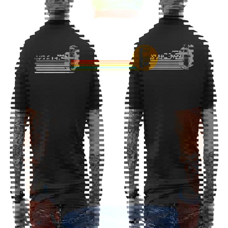 1985Ideo Gameintage Retro Arcade Classically Trained 80S メンズTシャツ バックプリント