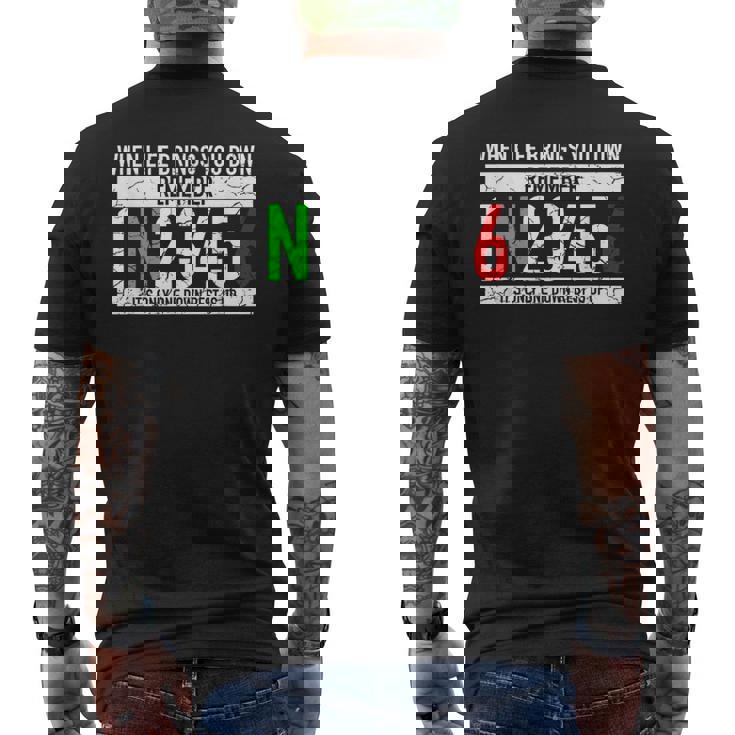 1N23456モーターサイクルギアシフトモーターサイクリスト メンズTシャツ バックプリント