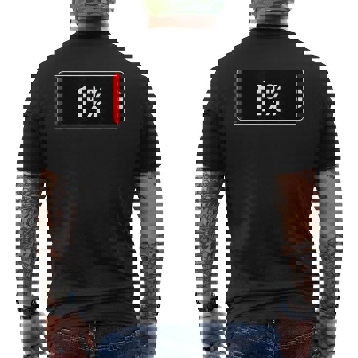 1パーセント メンズTシャツ バックプリント