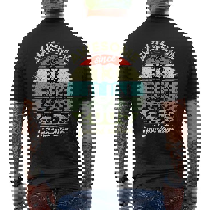 2005年6月13日 20歳の誕生日 20歳 2025年 誕生日 メンズTシャツ バックプリント