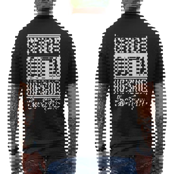 2025年のストレートアウトタ高校授業 メンズTシャツ バックプリント