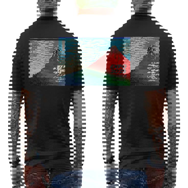 2025年大阪万博 日本は大胆なビジョンを驚かせます メンズTシャツ バックプリント