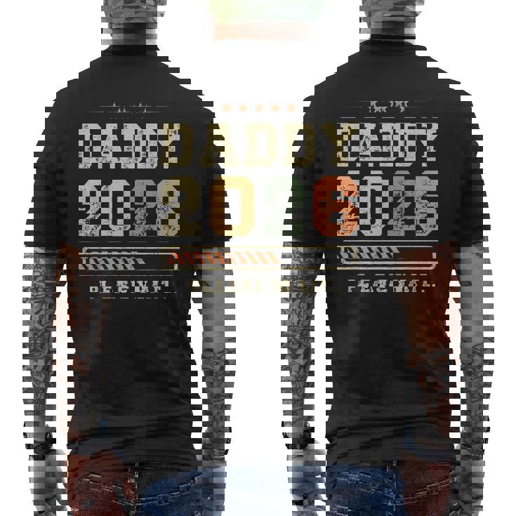 2026 年のパパ これからパパになる人 父親になる予定の人 未来のパパ メンズTシャツ バックプリント