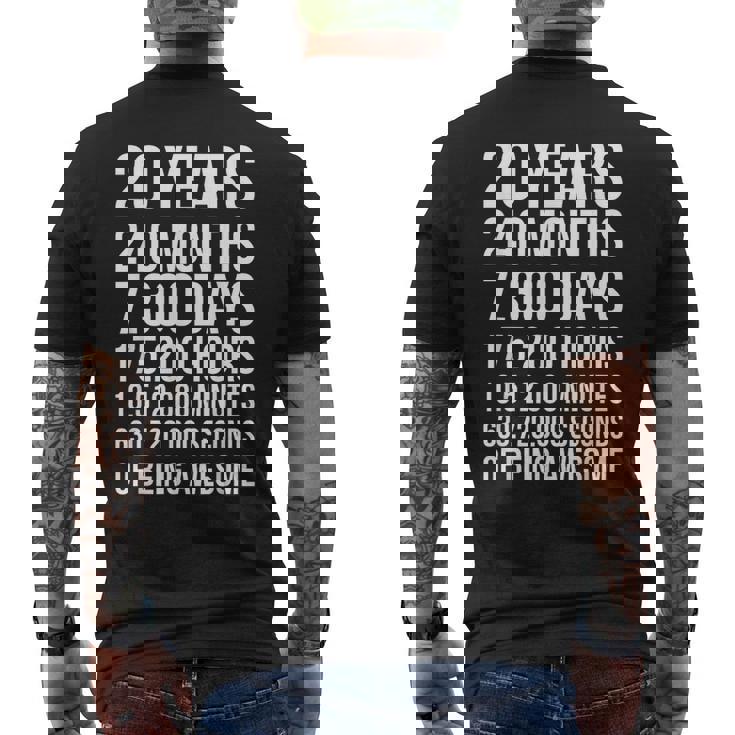 20歳の誕生日ギフト 20歳向け メンズTシャツ バックプリント