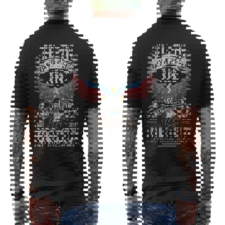 39歳の誕生日プレゼント 1986年6月 男性 面白い 39歳 1986年 メンズTシャツ バックプリント