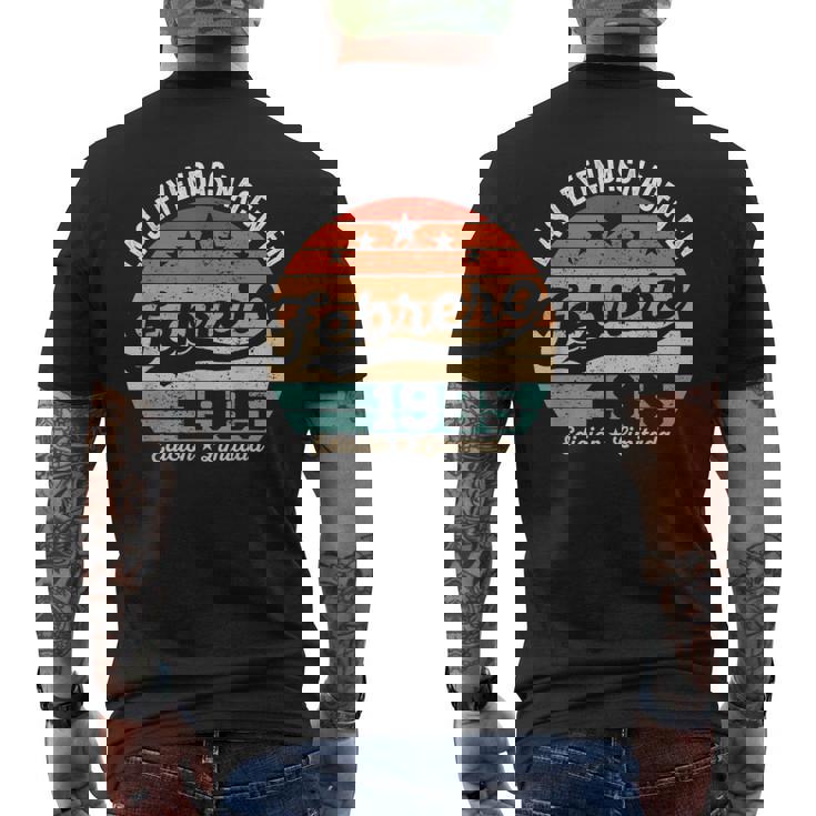 40 Años Cumpleaños Las Leyendas Nacen En Febrero De 1985 Camiseta Hombre Estampado Espalda