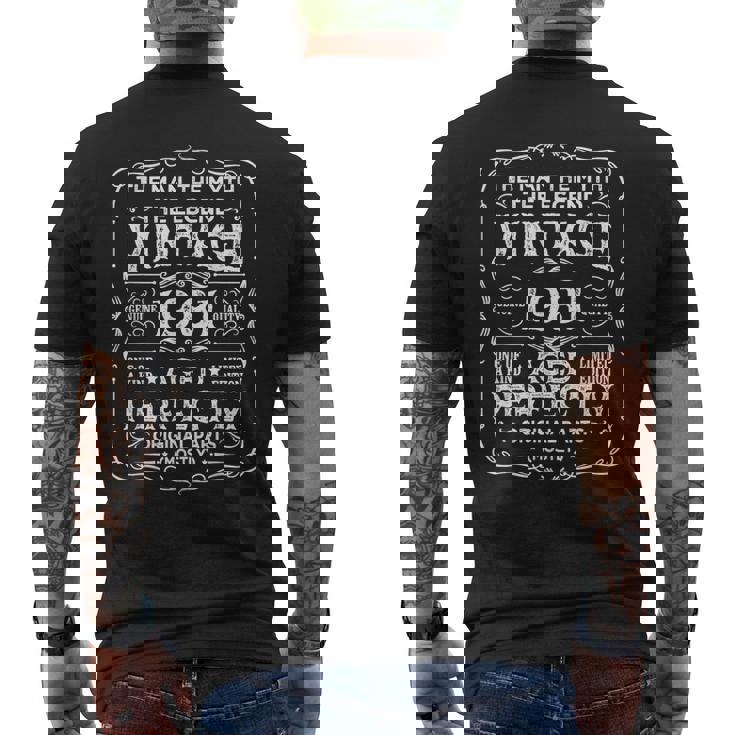 44歳の誕生日プレゼント ヴィンテージ 1981年 男性 面白い 44歳 1981年 メンズTシャツ バックプリント