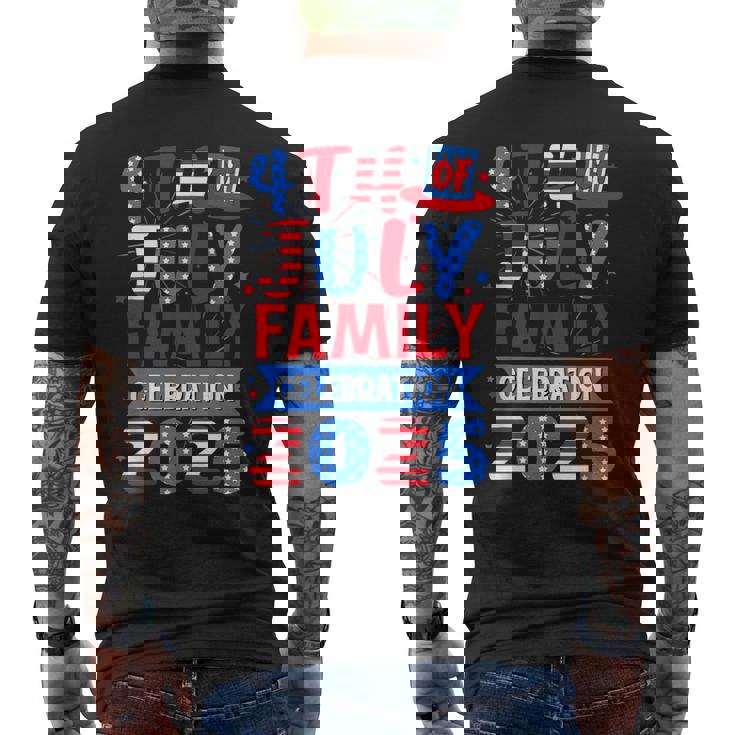 4Th Of July 2025 Family Celebration Matching Group Men's T-shirt Back Print