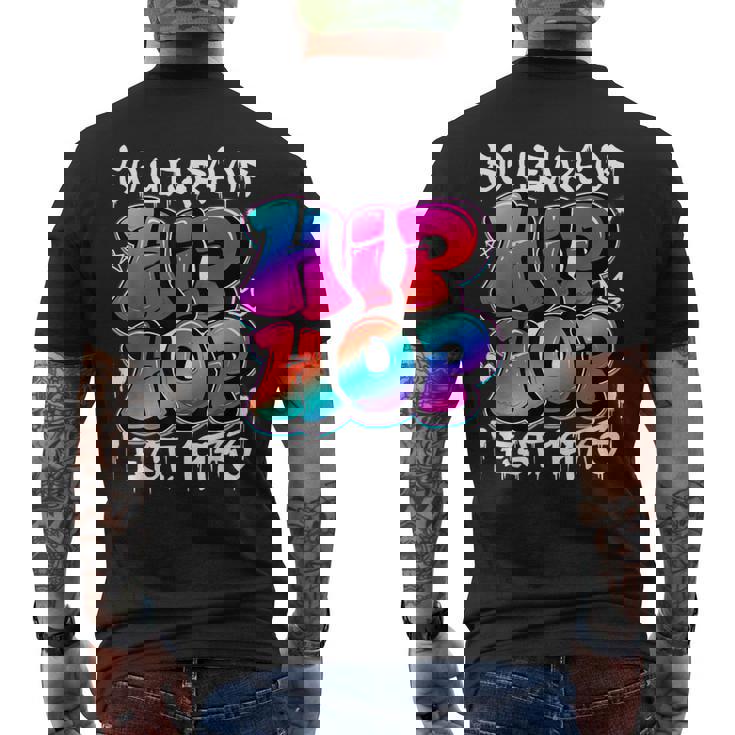 50 Years Old 50Th Anniversary Of Hip Hop グラフィティ ヒップホップ メンズTシャツ バックプリント