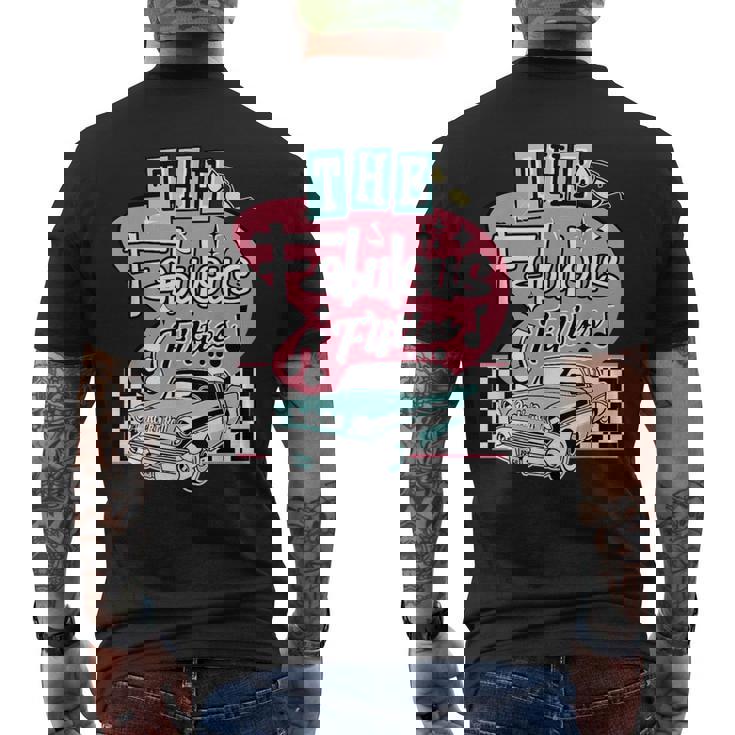 50年代ロカビリーヴィンテージ 1950年代服 レディース メンズ ソックス ホップ メンズTシャツ バックプリント