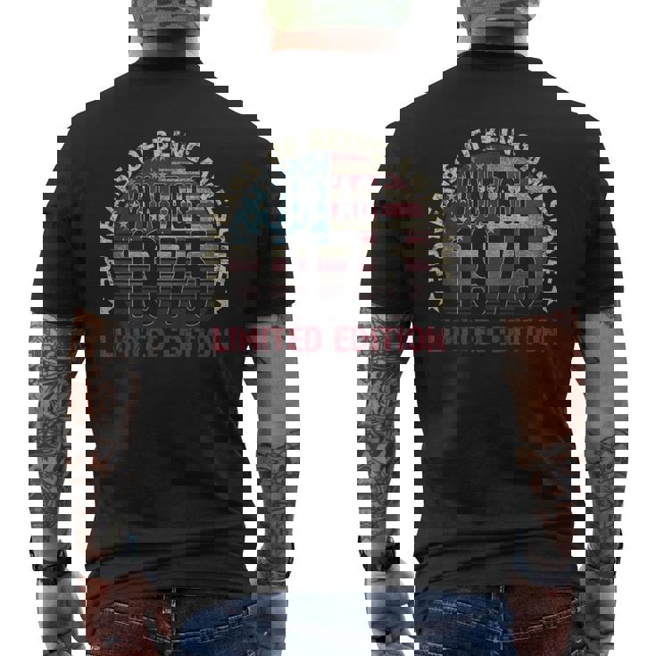 50歳の誕生日プレゼント メンズ ヴィンテージ 1975年生まれ、50歳 メンズTシャツ バックプリント