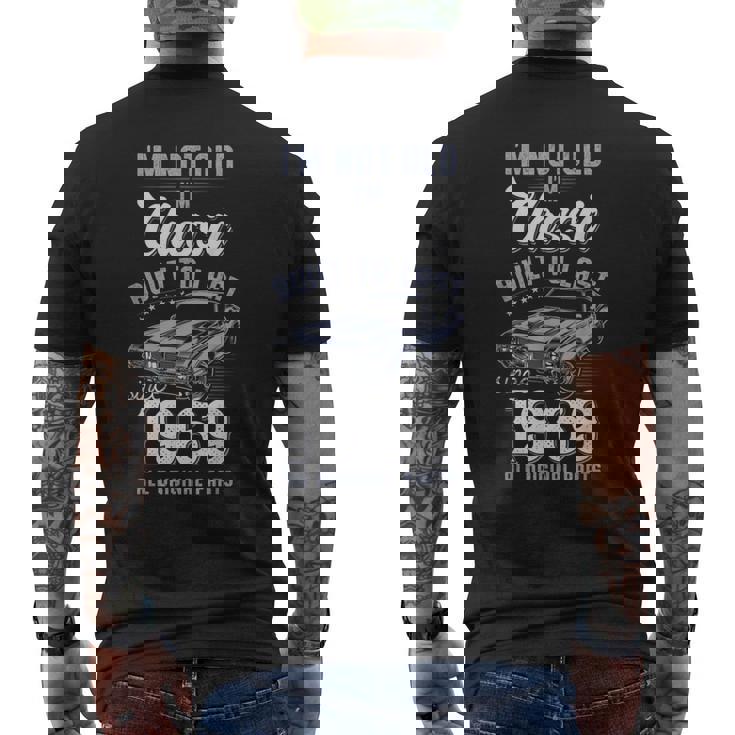 56歳の誕生日 1969年クラシックカー メンズTシャツ バックプリント