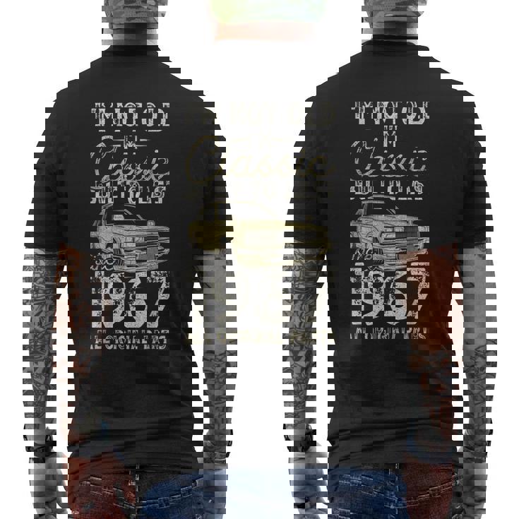 58 歳の誕生日、1967 年以来、クラシックカー、58 歳 メンズTシャツ バックプリント