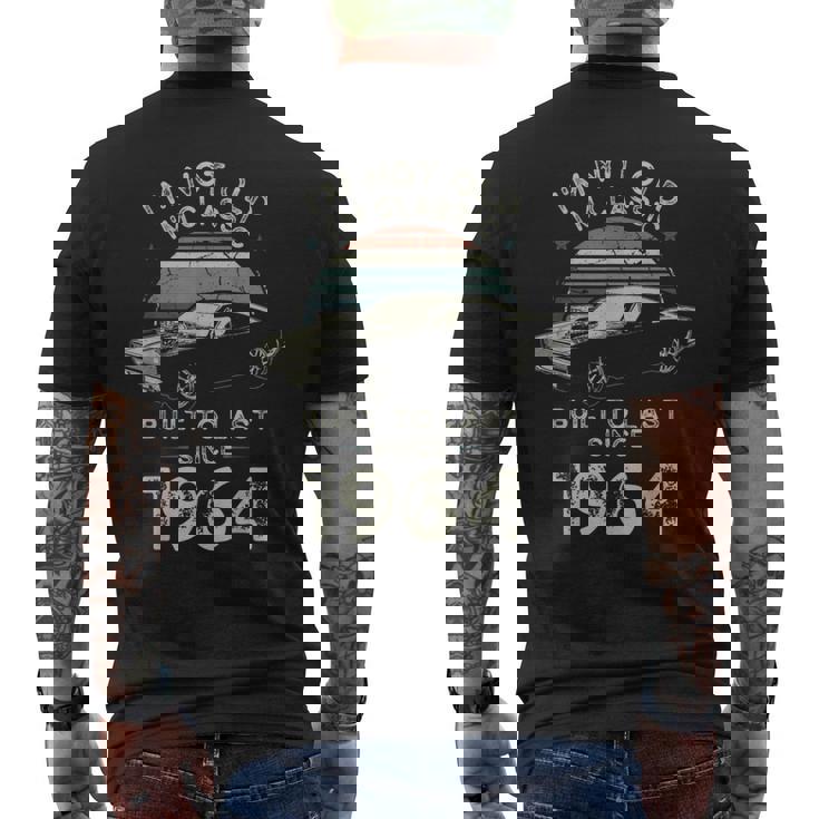61歳の誕生日 1964年クラシックカー メンズTシャツ バックプリント
