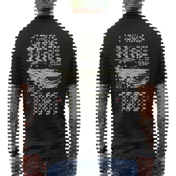 64歳の誕生日 1961年クラシックカー メンズTシャツ バックプリント