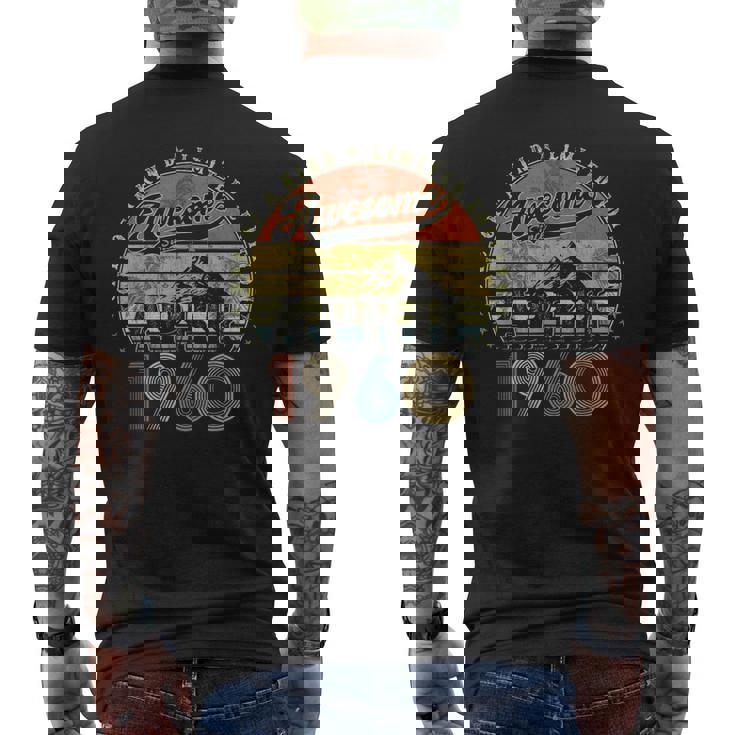 65歳の誕生日プレゼント 男性用 1960年4月 65歳の誕生日 メンズTシャツ バックプリント