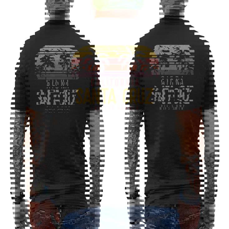 70年代 80年代 Ca カリフォルニア エンドレスサマーサンタクルーズ メンズTシャツ バックプリント