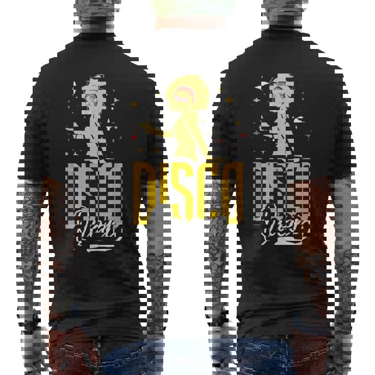 70年代ディスコヴィンテージiディスコクイーン メンズTシャツ バックプリント