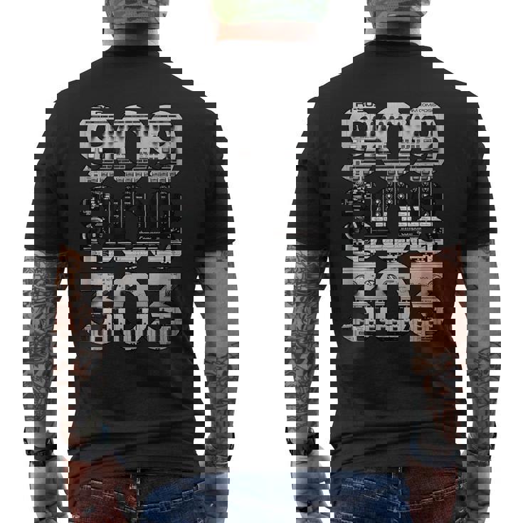 808 909 303 テクノスタイル メンズTシャツ バックプリント