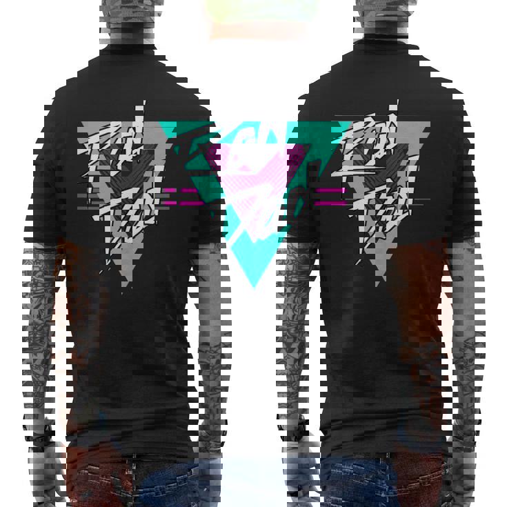 80S Father's Day Rad Dad Great For Born In 1980'S Men's T-shirt Back Print