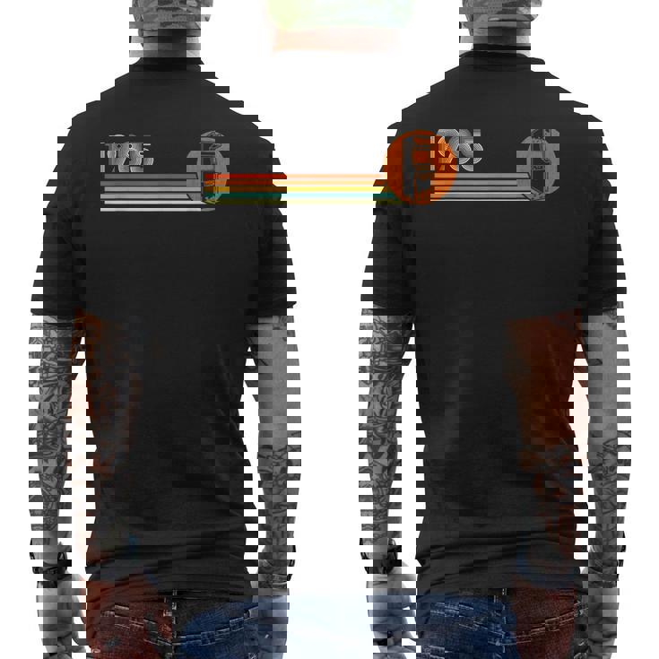 80年代 ビデオゲーム ヴィンテージ レトロ アーケード 1985 ゲーマー メンズTシャツ バックプリント