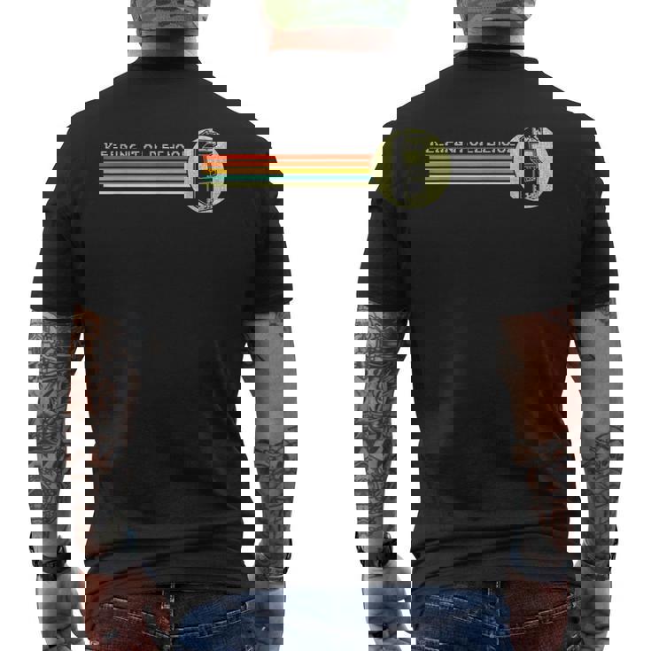 80年代ビデオゲーム ヴィンテージ レトロ アーケード オールドスクール メンズTシャツ バックプリント