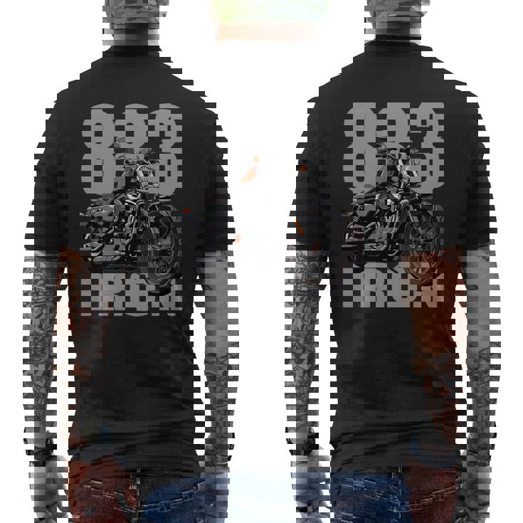 883 アイアンクラシックモーターサイクルバイカー 長袖tシャツ メンズTシャツ バックプリント