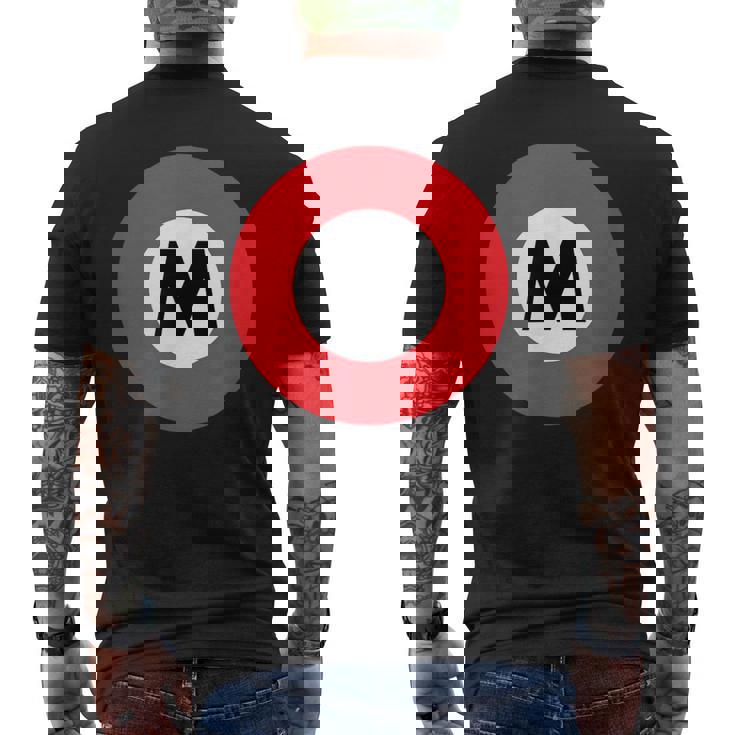 A Tokyo Metro Marunochi Line 東京メトロ丸ノ内線 メンズTシャツ バックプリント