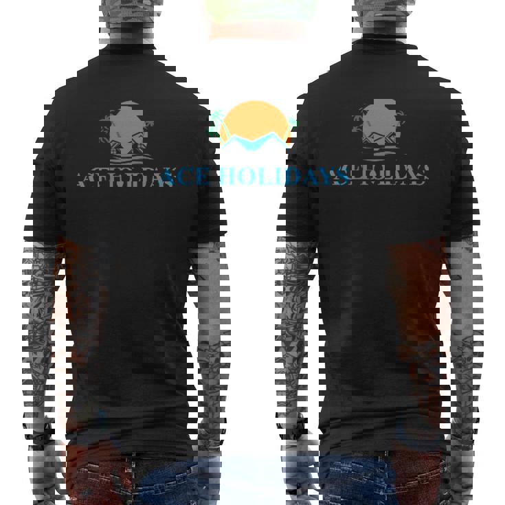 Ace Holidays España Celebre Las Fiestas Españolas Acaciones Camiseta Hombre Estampado Espalda
