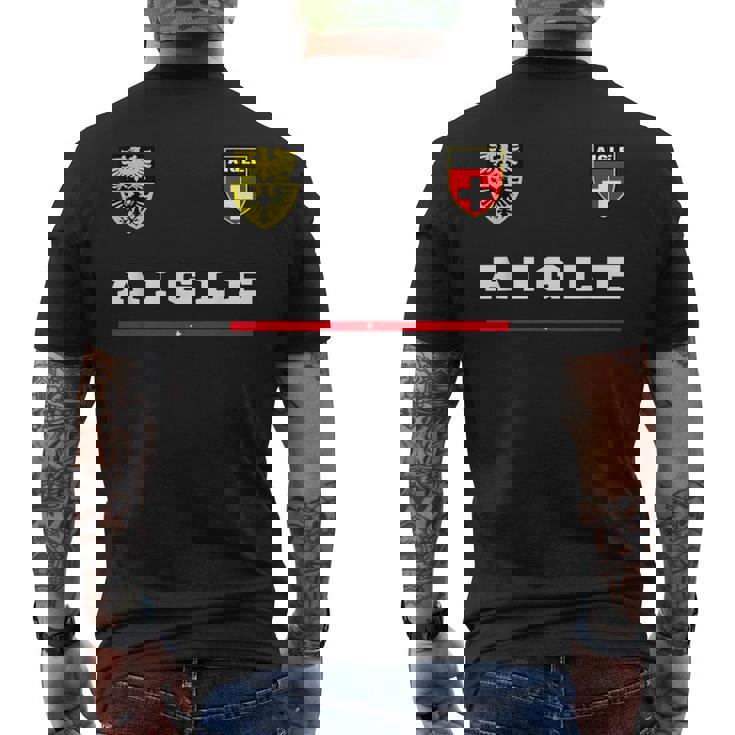 Aigle スポーツサッカージャージ フラッグ フットボール メンズTシャツ バックプリント