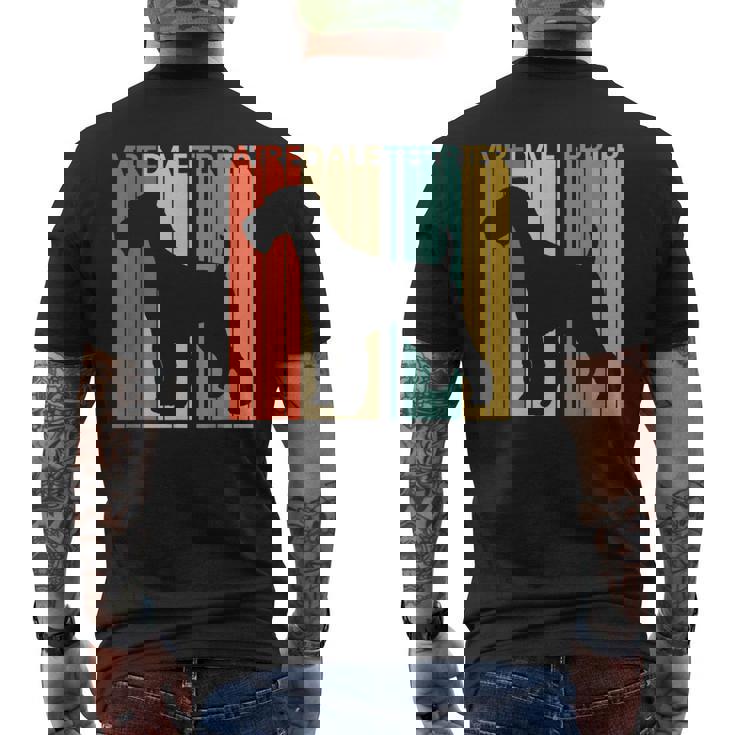 Airedale Terrier エアデール・テリア メンズTシャツ バックプリント