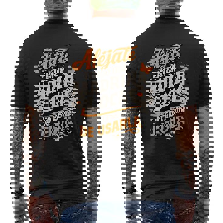 Alejate Tengo Una Madrina Loca Y No Tengo Miedo De Usarla Camiseta Hombre Estampado Espalda