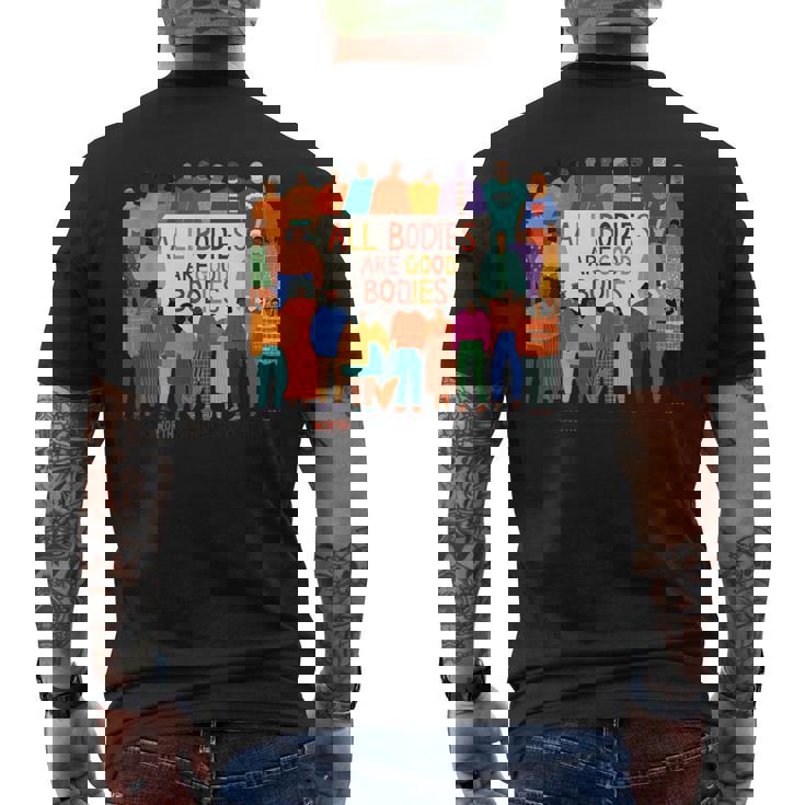 All Bodies Are Good Bodies – Body Positive – Italyデザイン メンズTシャツ バックプリント