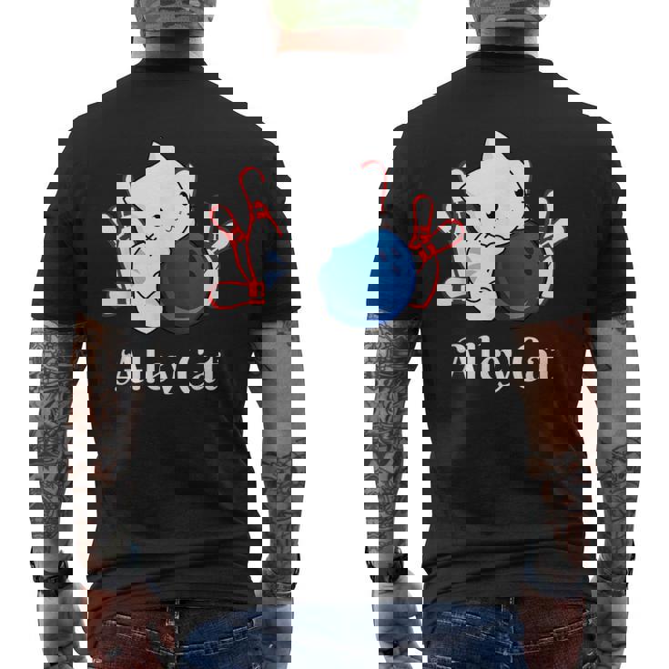 Alley Cat ボーリングtシャツ メンズTシャツ バックプリント