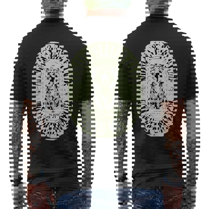 Alwaysleepy Club 男性用の面白いプリント、グラフィック メンズTシャツ バックプリント