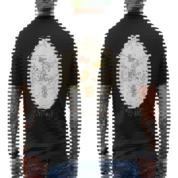 Amazon限定デザイン ハローキティ エンジェル メンズTシャツ バックプリント