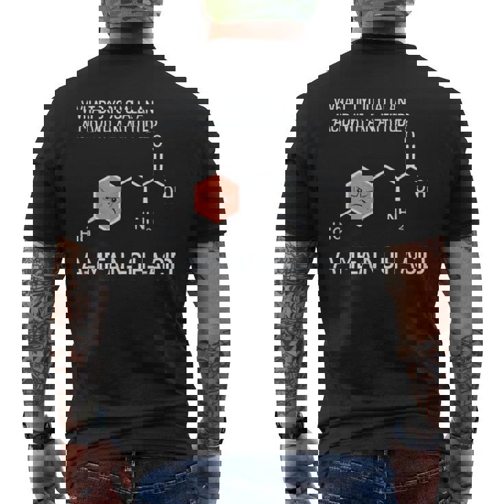 Amean-Oh-Acidという態度の酸を何と呼びますか メンズTシャツ バックプリント