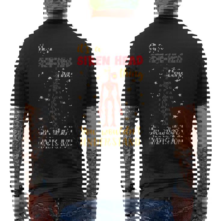 American Cryptid サイレンヘッド キッズ メンズTシャツ バックプリント