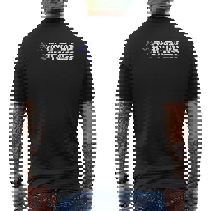 Anytime Fitness メンズTシャツ バックプリント