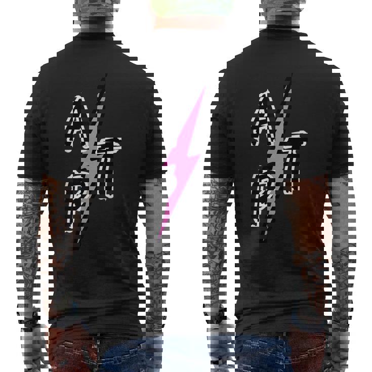 Aptアパツ、ピンクサンダー、トレンディファッション メンズTシャツ バックプリント