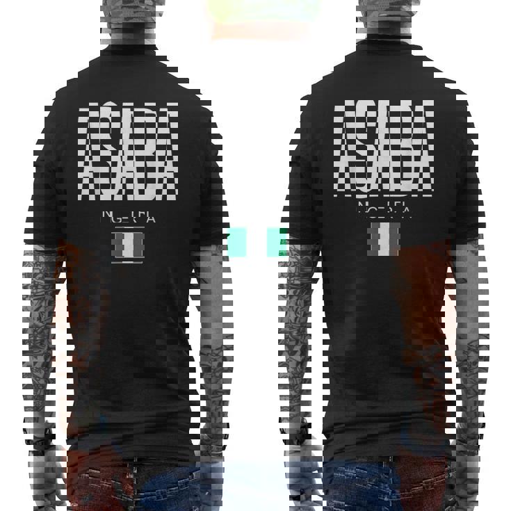 Asaba Nigeria メンズTシャツ バックプリント