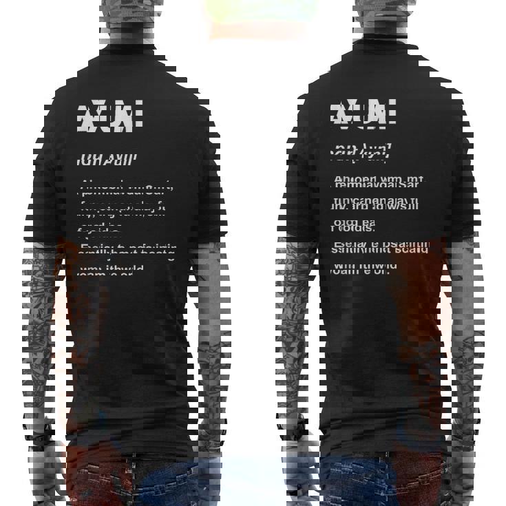 Ayumi 歩美 メンズTシャツ バックプリント