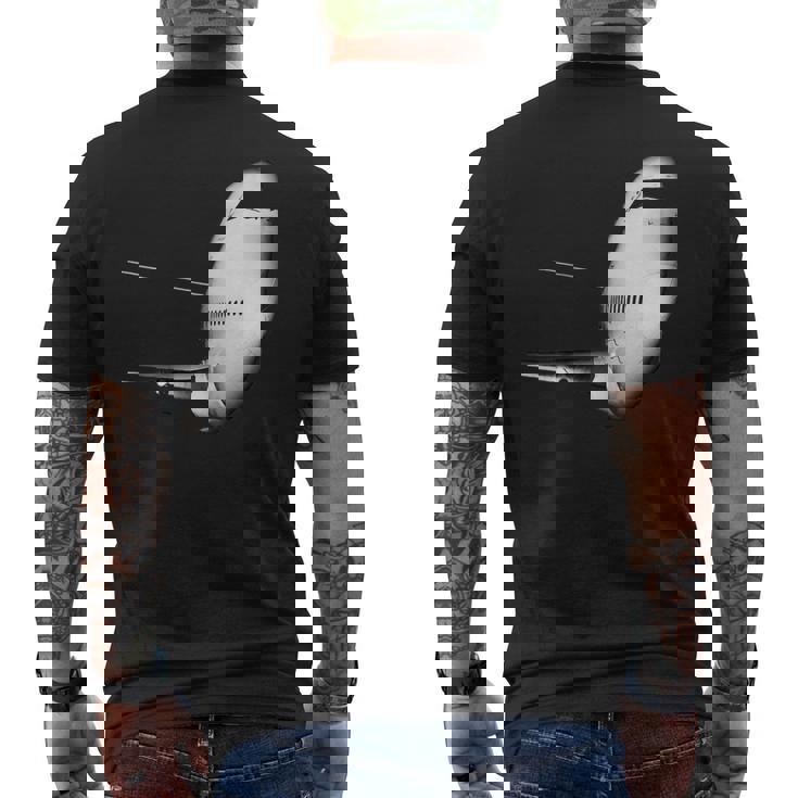 B747 ジャンボジェット メンズTシャツ バックプリント