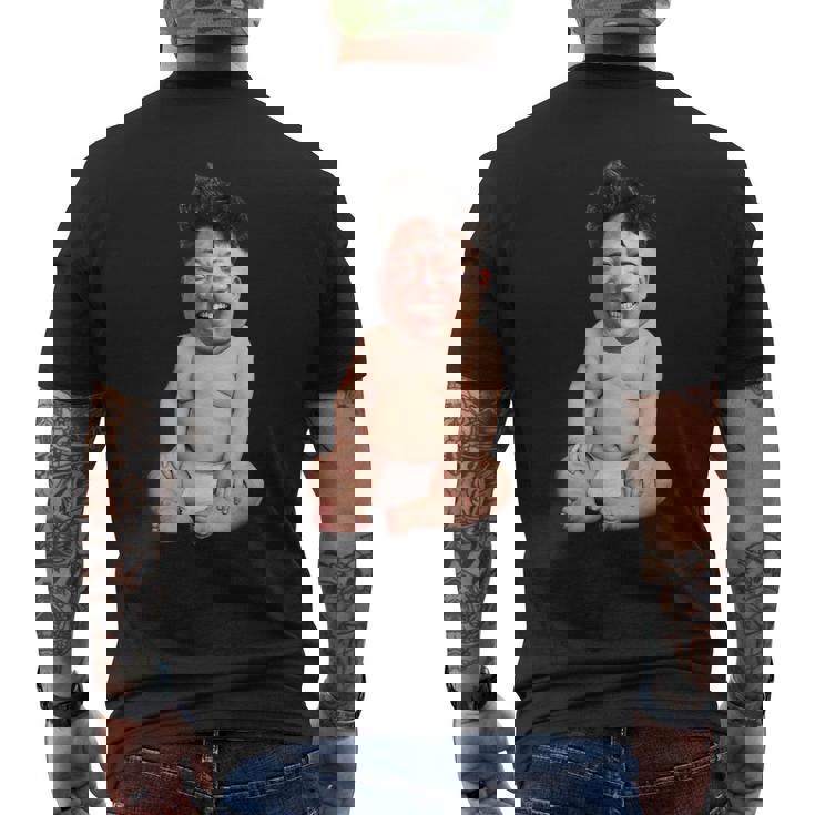 Baby Kim Jong Un-Big Baby メンズTシャツ バックプリント