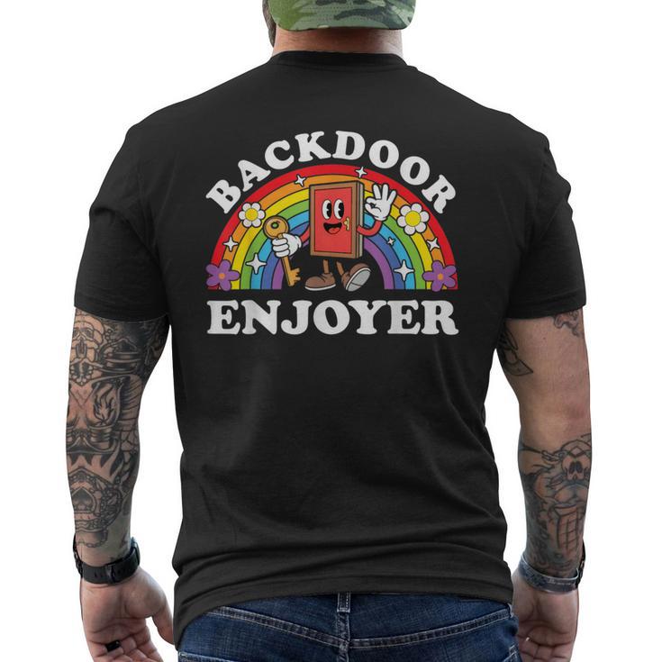 Backdoor Enjoyer Raunchy Edgy Gen Z Vacation Swap Men Men's T